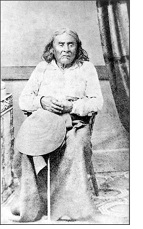 Häuptling Chief Seattle um das Jahr 1860